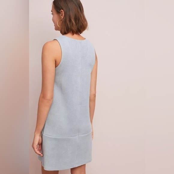 ANTHROPOLOGIE Elizabeth Crosby Princeps Chic Shift VNeck Tank Top Dress - Picture 4 of 12